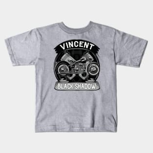 VINCENT BLACK SHADOW Kids T-Shirt